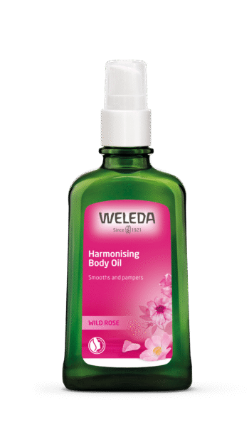 Metsroosi harmoniseeriv kehaõli